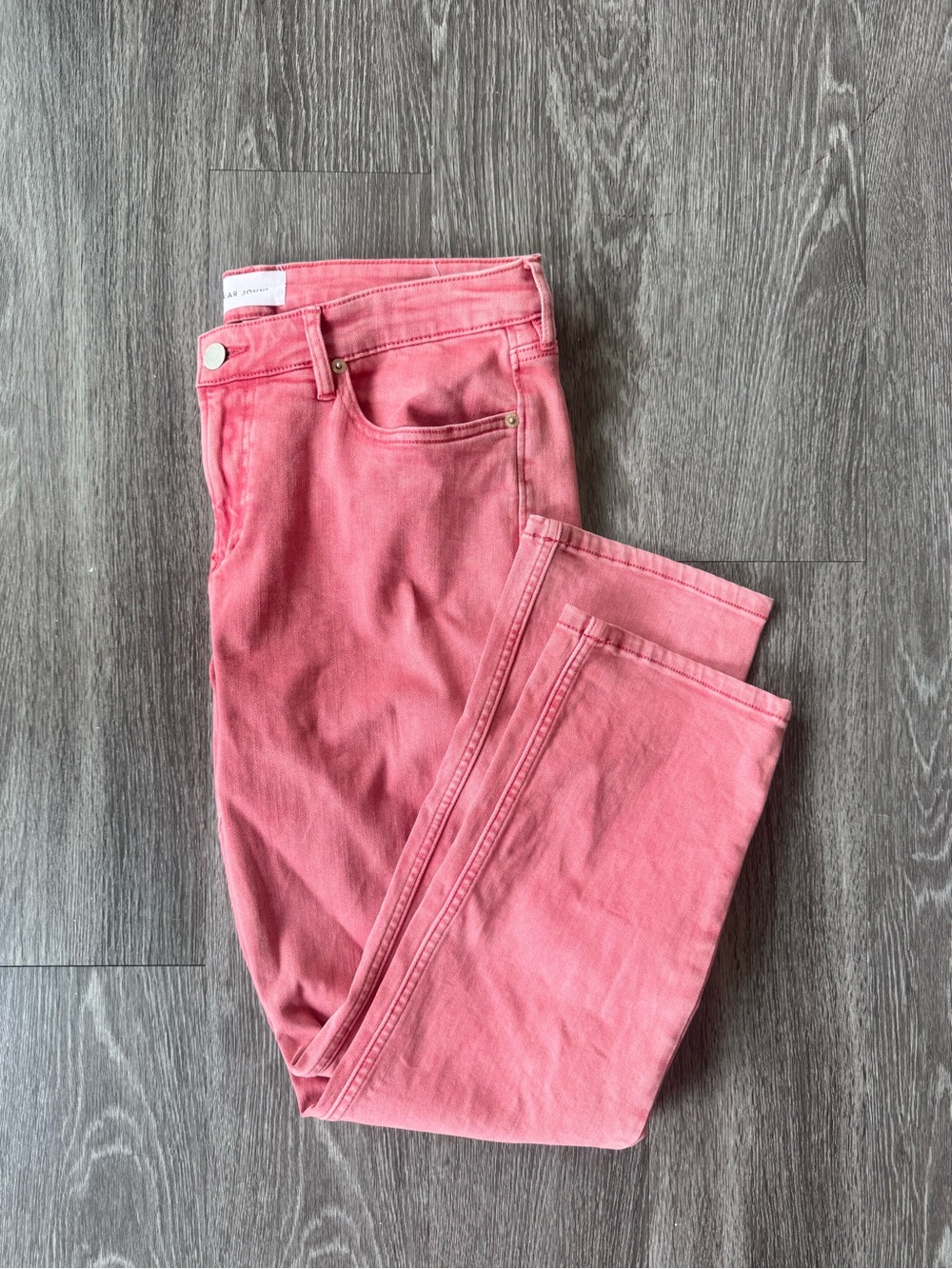 Dear John Blaire Pink Cropped Jeans | Coral Denim Ankle Pants Size 31